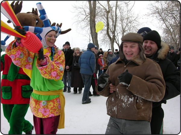 Масленица в городском саду