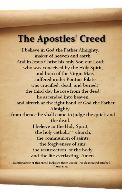 The Apostles Creed