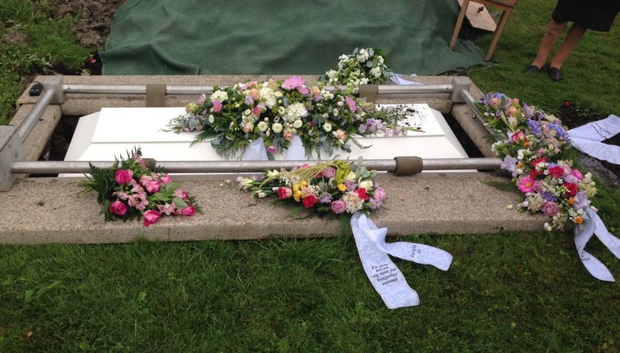 Begravelse etter Anna Kristensen