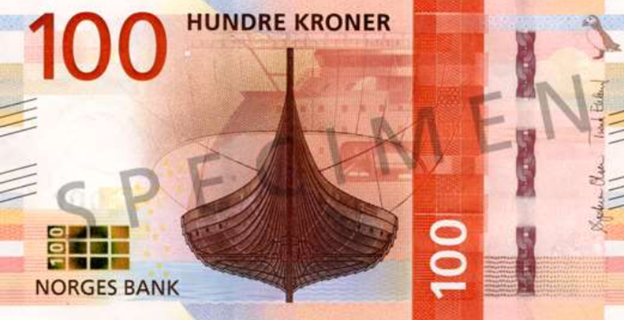 100 kroner - Jesus and «Two Coins»