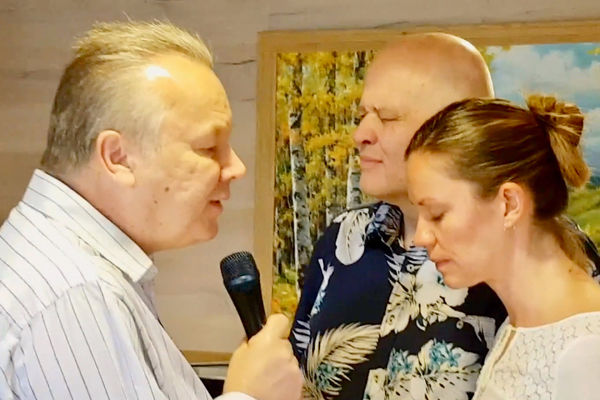 Alan Ross prophesied over Aina & Jan-Aage Torp