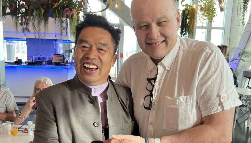 Rotterdam: Den Himmelske Mann og Pastor Torp møttes igjen etter 20 år