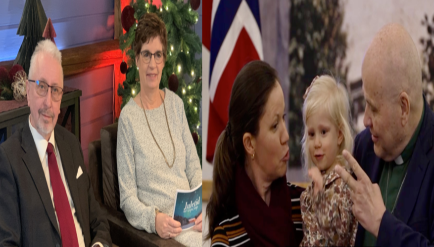 Christmas Guests on TV Visjon Norge