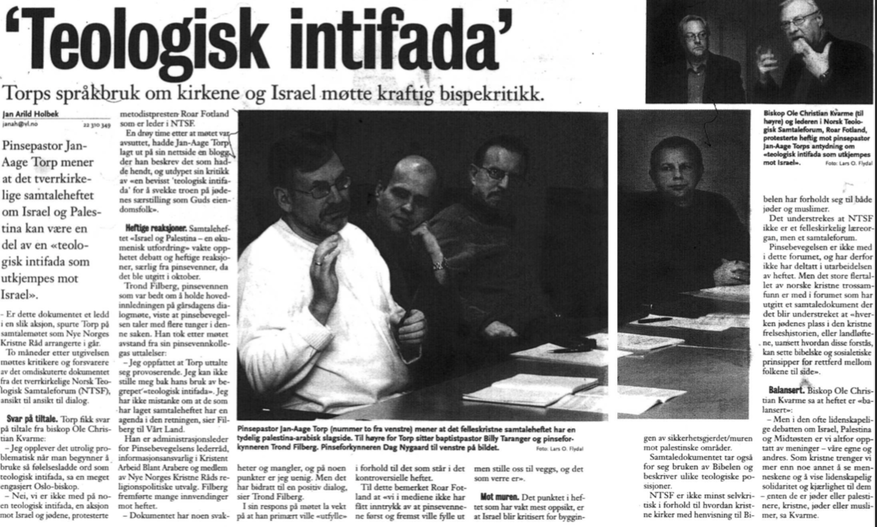 Språkbruk om kirkene og Israel møtte kraftig bispekritikk