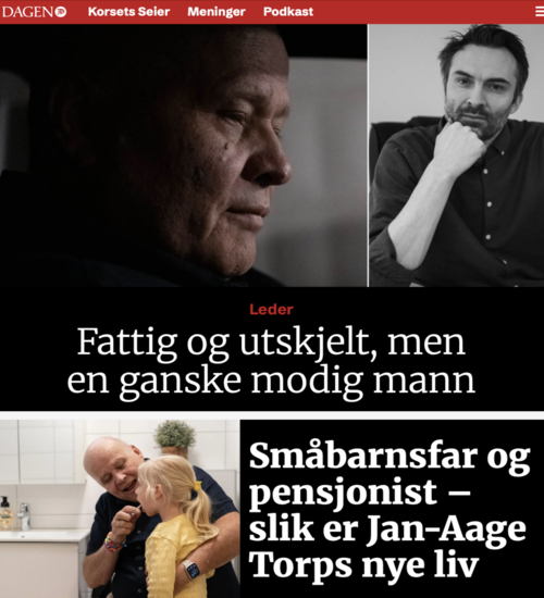 En lederartikkel i Korsets Seier som bryter kanselleringen?