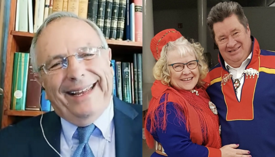 Dr Brad Young and Arild Måsø with his wife Ragnhild (photo credits: Oslokirken)