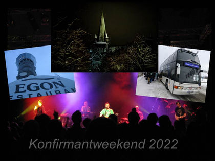 Konfirmantweekend til Trondheim og Impuls 18.-20. mars 2022