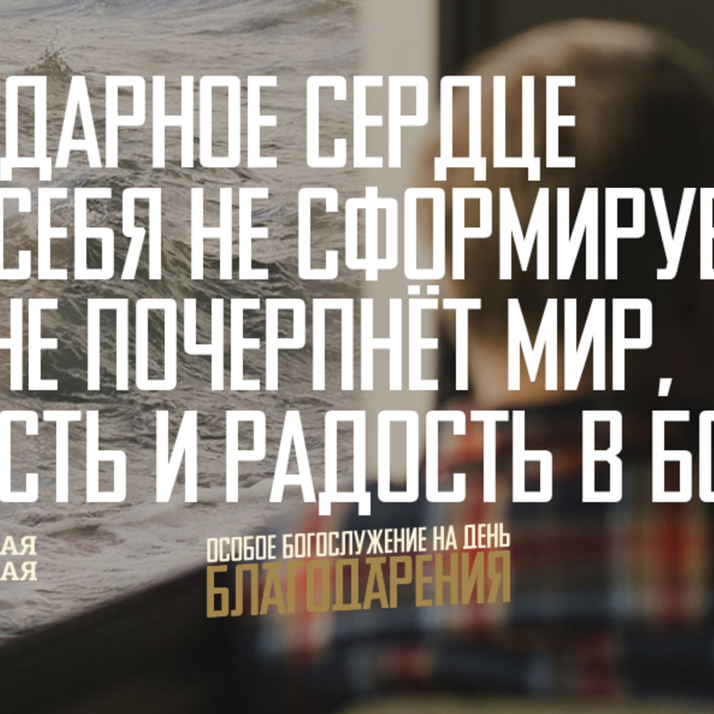 [ДЕНЬ БЛАГОДАРЕНИЯ] Благодарное сердце само себя не сформирует, пока не почерпнёт мир, кротость и радость в Боге episode artwork