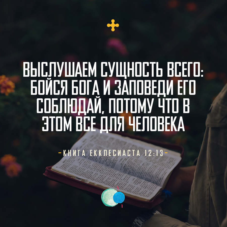 УТРЕННЕЕ РАЗМЫШЛЕНИЕ О СЛОВЕ БОЖЬЕМ