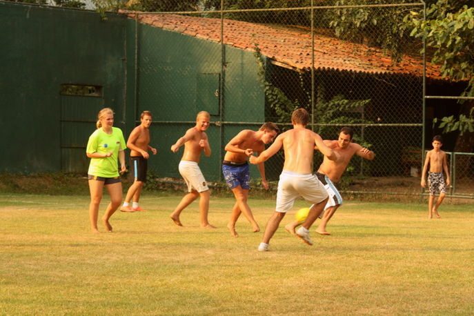 Fotballbane i hagen
