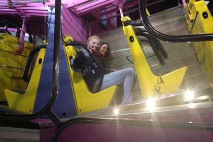 Tøffe folk på tivoli.