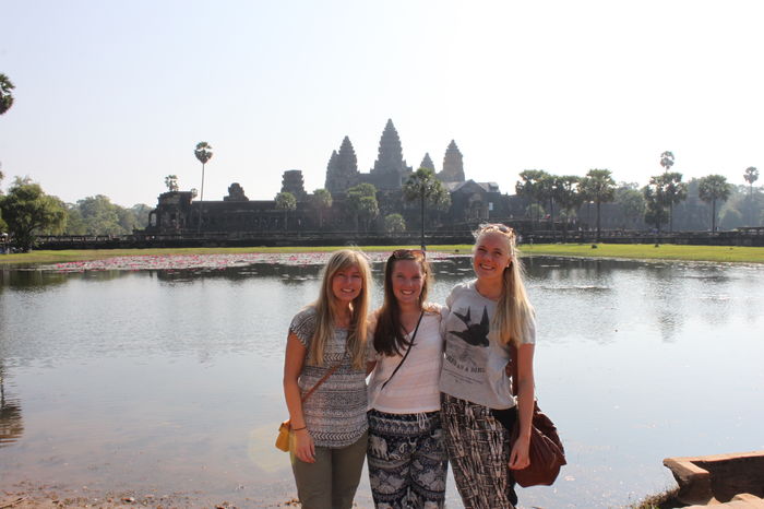 I løpet av oppholdet får man noen uker fri. Vi dro blant annet til Siem Reap for å besøke de kjente Angkor Wat-teplene