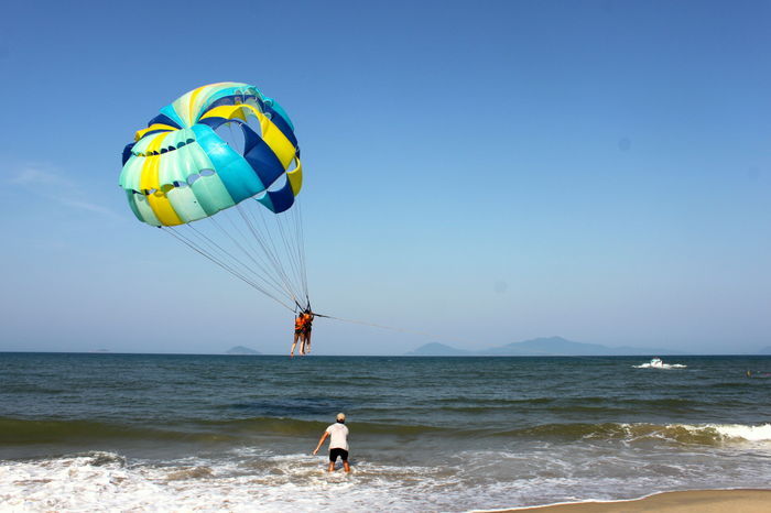 En drøm gikk i oppfyllelse - parasailing