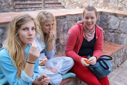 Smaker mandariner i Barcelona