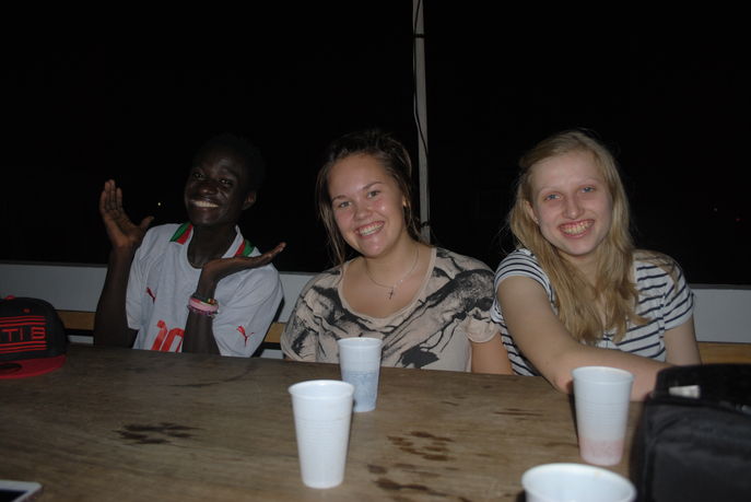 Grillparty på taket med storebror Maxime