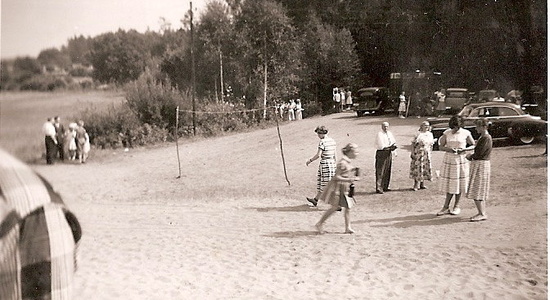 Leirens sportsplass (Juniorleir 1957)
