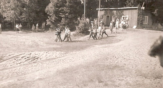Flaggparade (Ungdomsleiren 1957