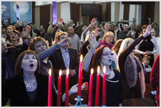 Церковь встретила 2014 год в молитве