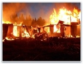 Пожар в центре ребалитации «Спасение» г.Серов| Фоторепортаж