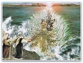 Ученые поверили в расступившееся перед Моисеем море