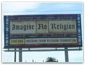 Атеистическая реклама в США: "Бог и правительство- опасный коктейль"