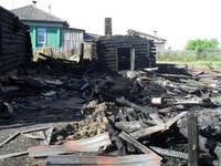 Сожжен Дом Молитвы в Курганской области| ЭКСКЛЮЗИВ| ФОТО
