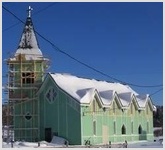 Новая лютеранская церковь в п. Ляскеля