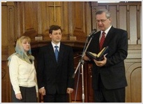 Рукоположение в Московской центральной церкви