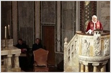 Папа Римский Бенедикт XVI нанес первый визит в протестантскую церковь