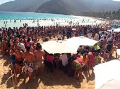 Более 300 тыс человек покаялись за 2 дня на пляжах Венесуэлы
