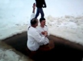 Крещение в ребцентре г. Емвы /видео
