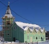 Новая лютеранская церковь в п. Ляскеля
