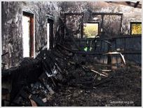В Енакиево сгорел молитвенный дом христиан-адвентистов седьмого дня