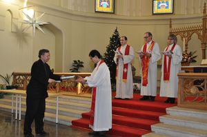 Торжественное богослужение по случаю вступления в должность нового епископа ОМЦ в Евразии
