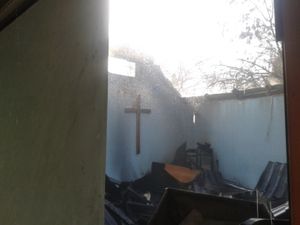 Пожар в лютеранской церкви