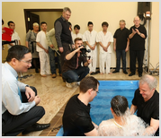 «Благая весть» - первое крещение в собственном баптистерии