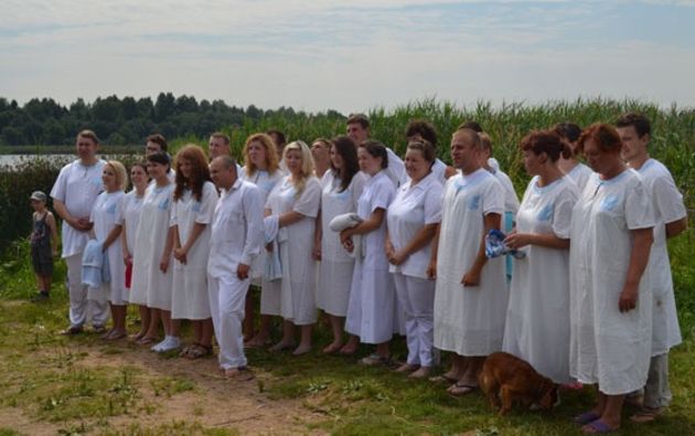 Водное крещение в Смоленске