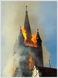 В Германии сожгли лютеранскую церковь