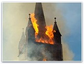 В Германии сожгли лютеранскую церковь