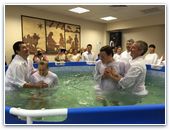 70 человек крестились в этот день 