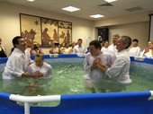70 человек крестились в этот день 