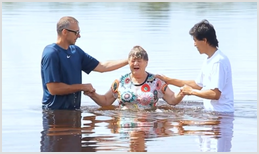Крещение на реке Анюй