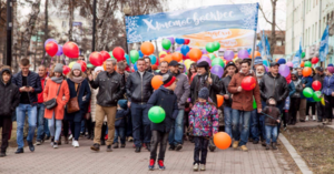 Пасхальное шествие в Иркутске