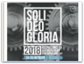 «Soli Deo Grolia 2018»
