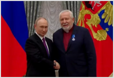 Президент РФ вручил орден начальствующему епископу РОСХВЕ(п)