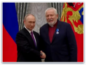 Президент РФ вручил орден начальствующему епископу РОСХВЕ(п)