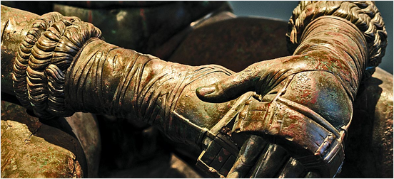 Квиринальский боксер, бронзовая скульптура, 1в. до н.э., Национальный Римский музей