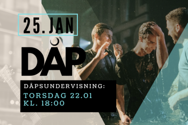 Dåpsundervisning og dåpsdag | Januar 2025