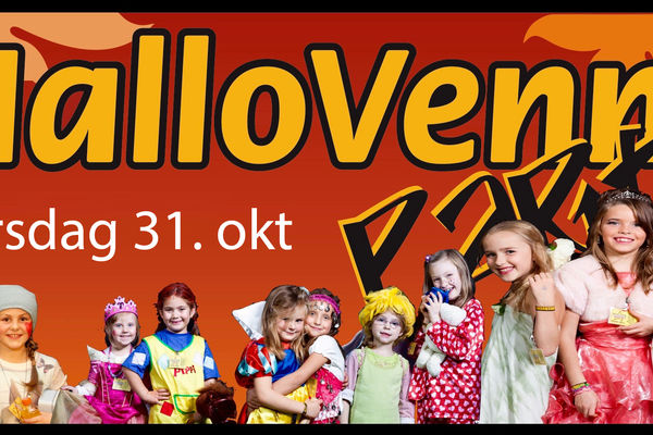 HalloVenn party lørdag 31.10 kl 17:00-19:00