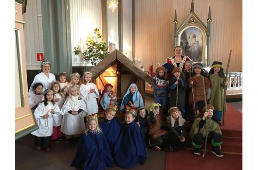 Julevandring i Lunde kirke